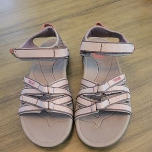 Teva Women's TIRRA Gray Sling Back Hiking Sandal Size 6- S/N 4266